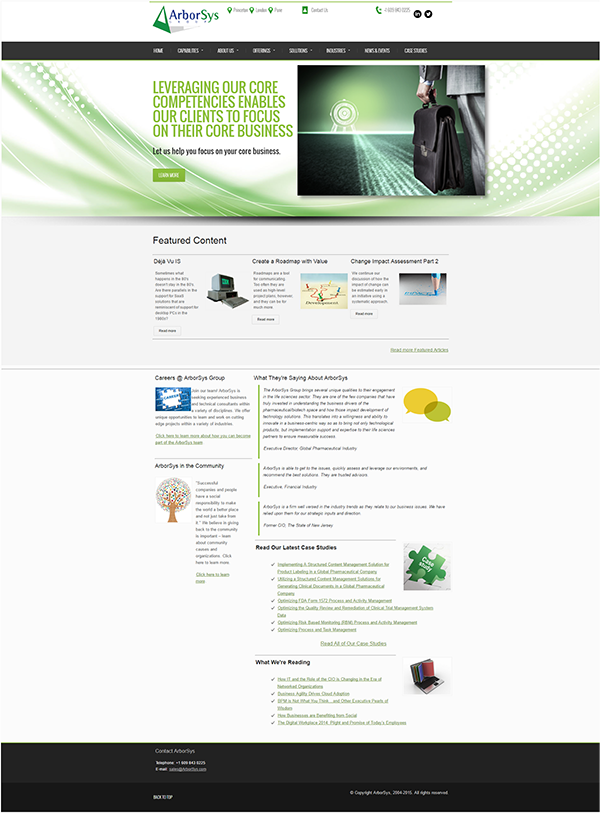 ArborSys Group Home Page